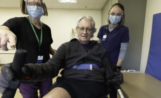 ‘Team Lowell’ gets 77-year-old on his feet and back home