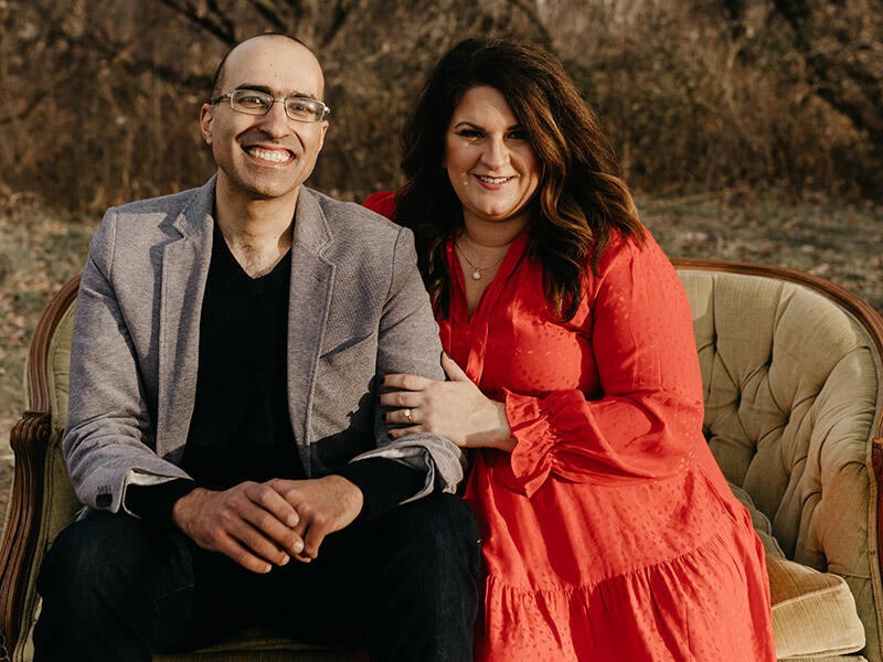 Newlywed couple navigates cancer together