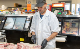 On his feet all day, butcher feels better after vein removal