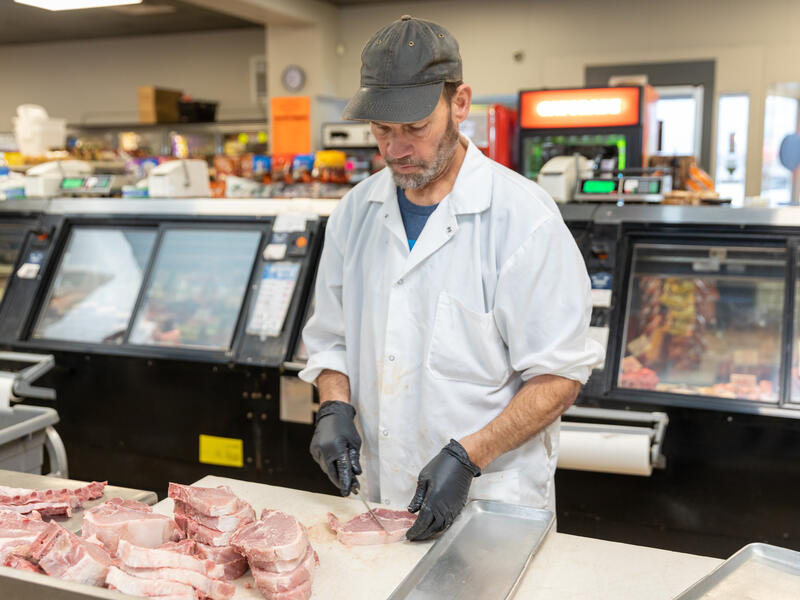 On his feet all day, butcher feels better after vein removal