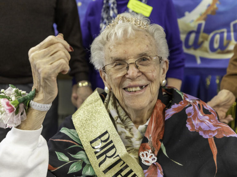 Nursing home hosts ‘century march’ for 100yearolds Sanford Health News