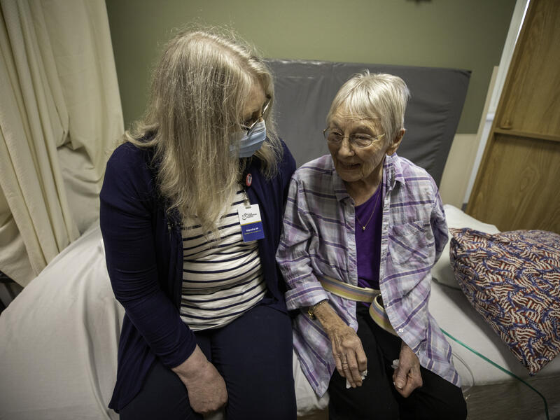 After broken foot, then COVID, RN finds way to help others