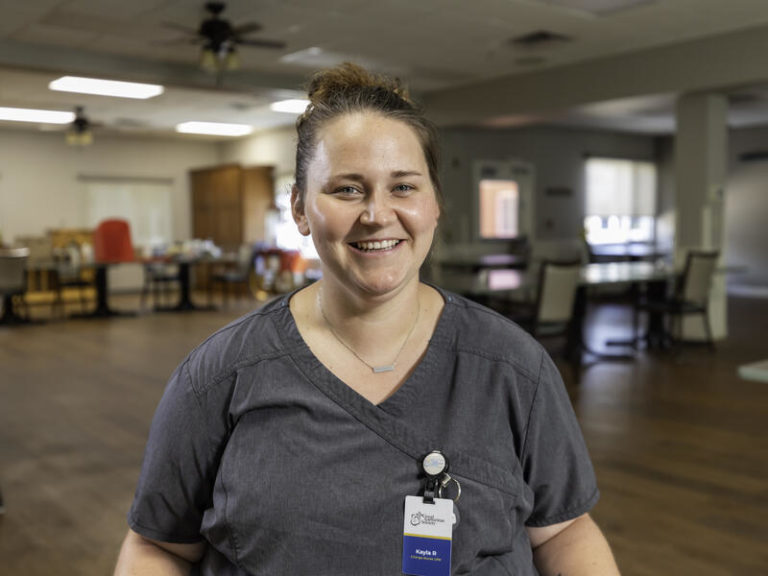 Nursing staff thanks LPN, a caregiver at home and work Sanford Health News