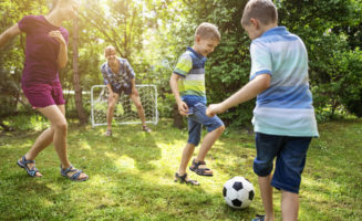 Get kids active early with family fitness