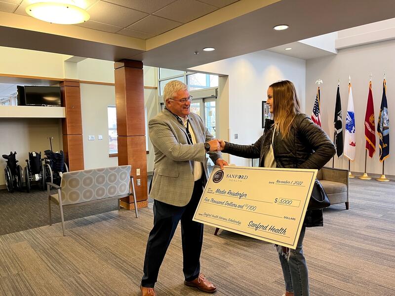 Veteran scholarship surprises Sanford Luverne caregiver