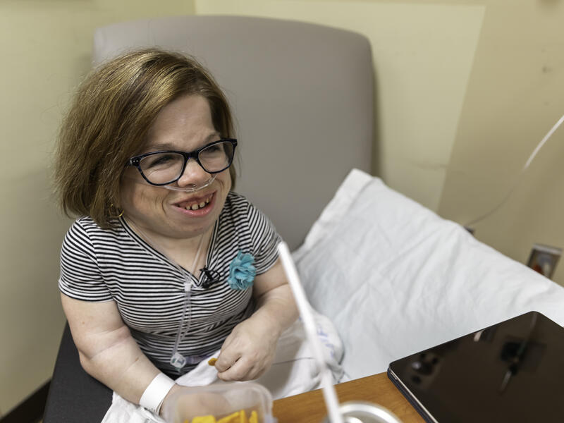 Rare-disease patient is a regular at Sanford and Fairview