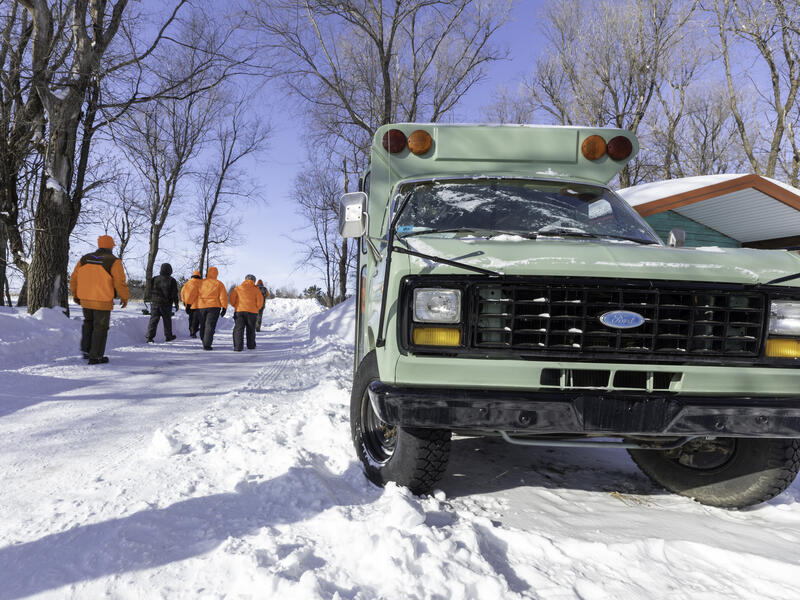 Veterans, college students revive broken down ‘cool bus’
