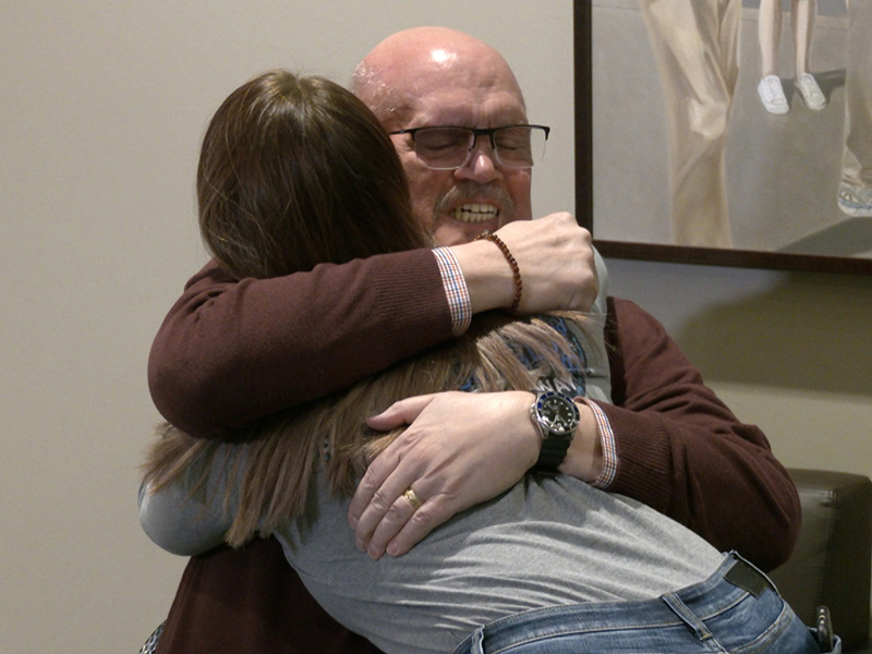 Plane crash victim reunites with nurse at Sanford Fargo