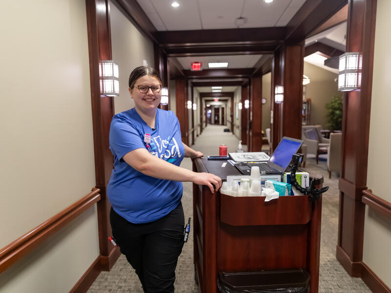 Assisted living aide couldn’t imagine working elsewhere