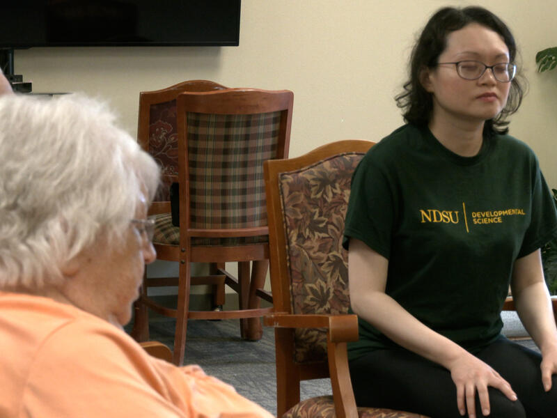 Doctoral student brings mindfulness to senior residents