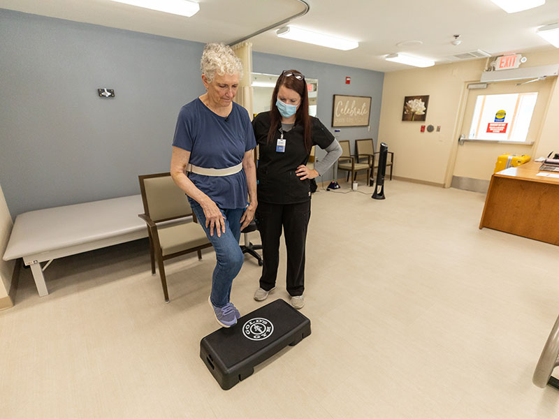 Virtual and outpatient therapy strengthens stroke survivor