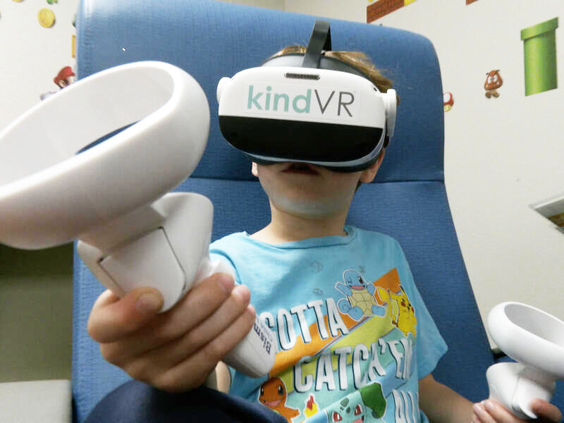 VR headsets help children’s patients in ND