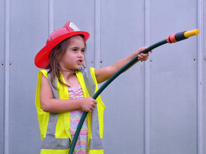 Teach your toddler about fire safety