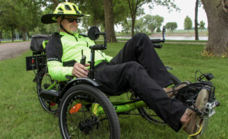 85-year-old bicyclist racks up miles for fitness