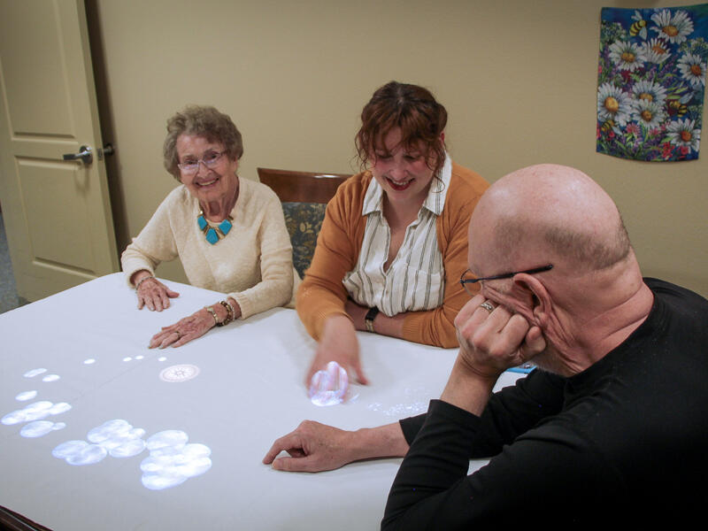 Interactive projector creates magic in memory care