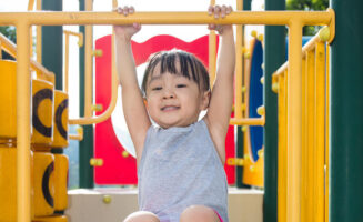 Keep young children safe while playing outside