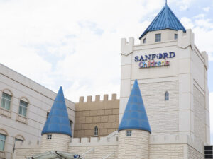 Sanford Children's Hospital tower.