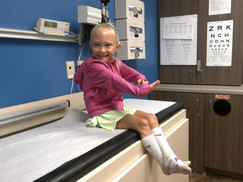 Feeding clinic, other specialists help young girl thrive