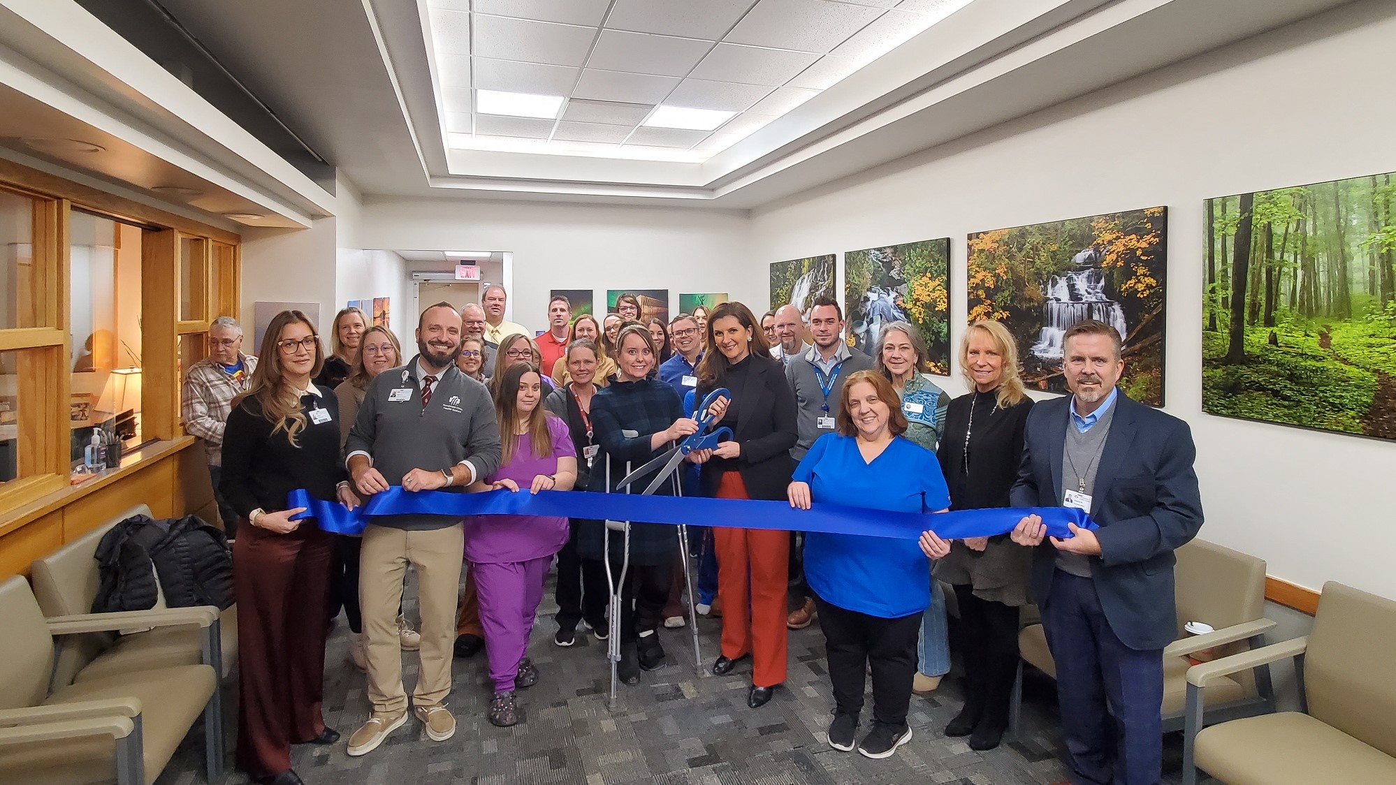 Marshfield Clinic Marquette Center radiology ribbon cutting