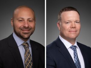 Portraits of two businessmen, Tommy Ibrahim and Matt Hocks