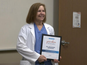Dr. Roxanne Newman receives Guardian Angel award