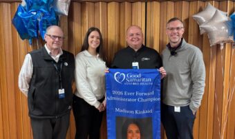 Administrator sets standard with positive leadership