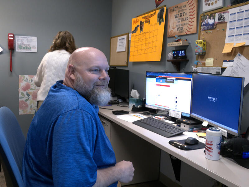 Blue Olson workplace portrait