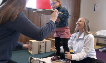 DMI therapy helps young girl walk after brain damage