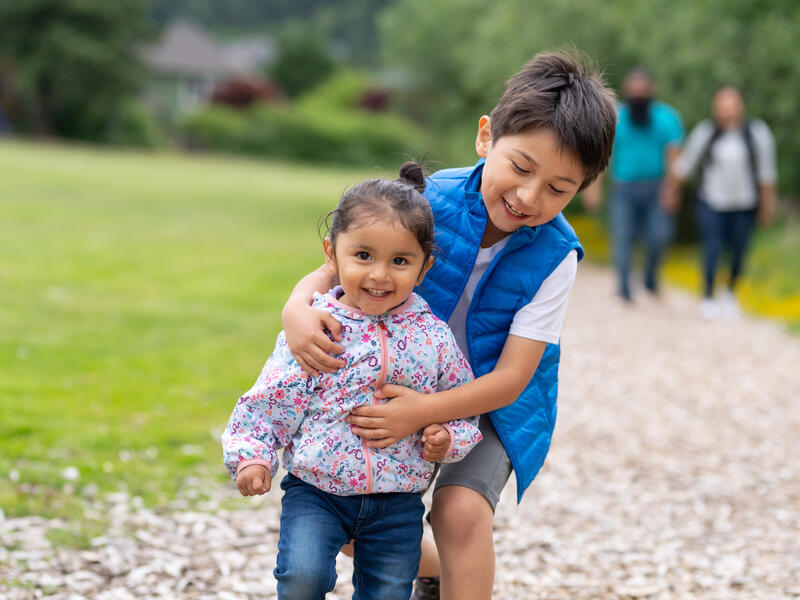 Strong sibling bonds start at home
